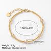 Vintage Beaded Stacked Bracelet Combination Personalized Handpiece Female Gold Plated