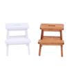 1:12 Dollhouse Miniature Stools Step Stool Square Stool Small Bench Model Living Room House Furniture Decor Toy