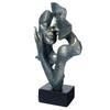 Escultura Figura de Pareja Arte Abstracto Premium Máscara Resina Buena Artesanía Decoración para el Hogar Duradero Duradero Útil Útil