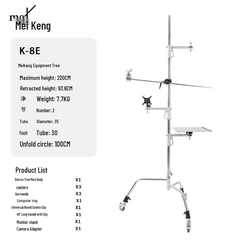 Meking K-8 Multi-functional Camera Stand for DIY Studio Overhead & Flat Shots