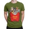 French Bulldog Frenchie Fries Graphic Funny 100 Cotton TShirt French Bulldog Tops Tees For Unisex
