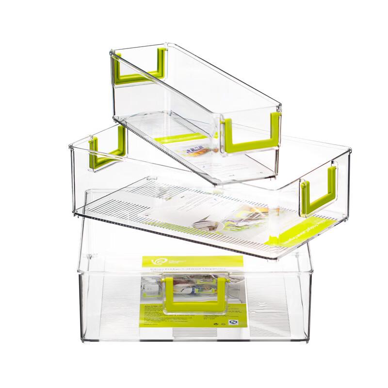 

Zhishi 3-Piece Plastic Refrigerator Drawer Organizer Set