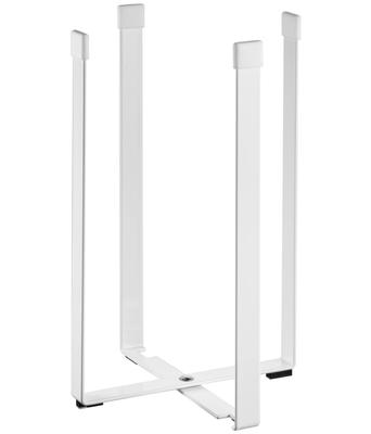 Yamazaki Jitsugyo Plastiktüten-Öko-Halter L Weiß ca.. B15 x T14,5 x H22cm Turm Tischabfalleimer Dreieckiger Eckabtropfer Schlank Faltbar 3180