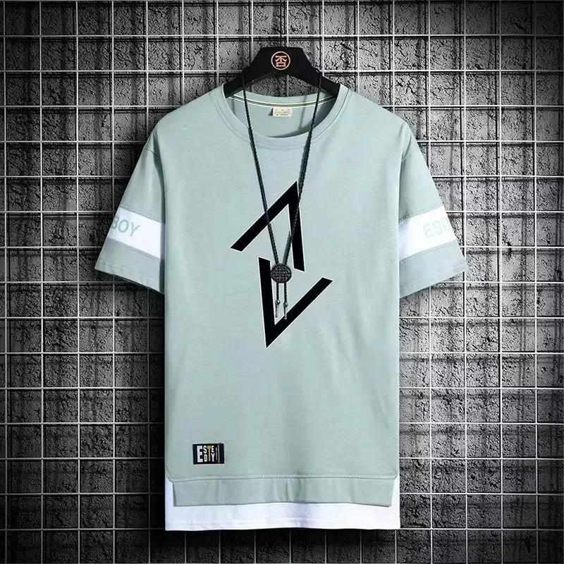 Neues Bestseller Herren Mode Sportlich Lässig Kurzarm T-Shirt + Shorts Zweiteiliges Set Modisch Retro Street