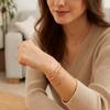 6Pcs Stackable Layered Bracelet Set Zinc Zinc Alloy Multilayer Bracelets Wrap Bangle Jewelry  for Women Girls