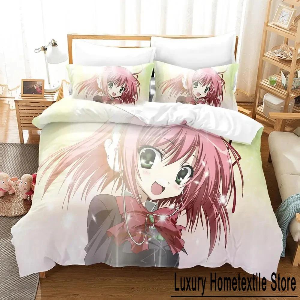 Student Councils Discretion Bedding Set Boys Girls Twin Queen Size Seitokai No Ichizon Duvet Cover Pillowcase Bed Kids Adult