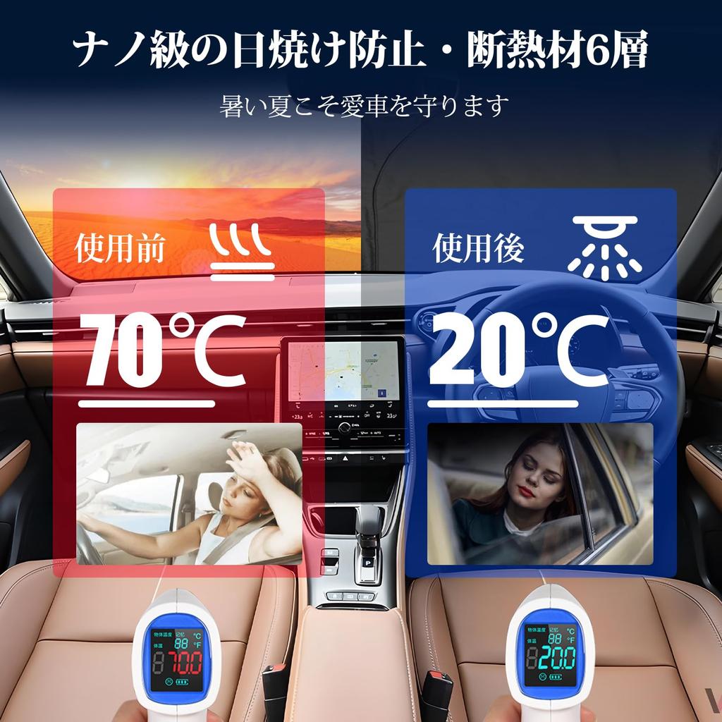 Coleya Sunshade for New Lexus LBX Front Car Window UV Heatstroke Car Folding Sun Car Interior Specific to Your Vehicle (10 Series, MAYH1#, 2023.12~) -