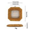 Victoria-Style Retro Resin Photo Frame Ornament - Light Luxury Badge Display Stand for Photo Props