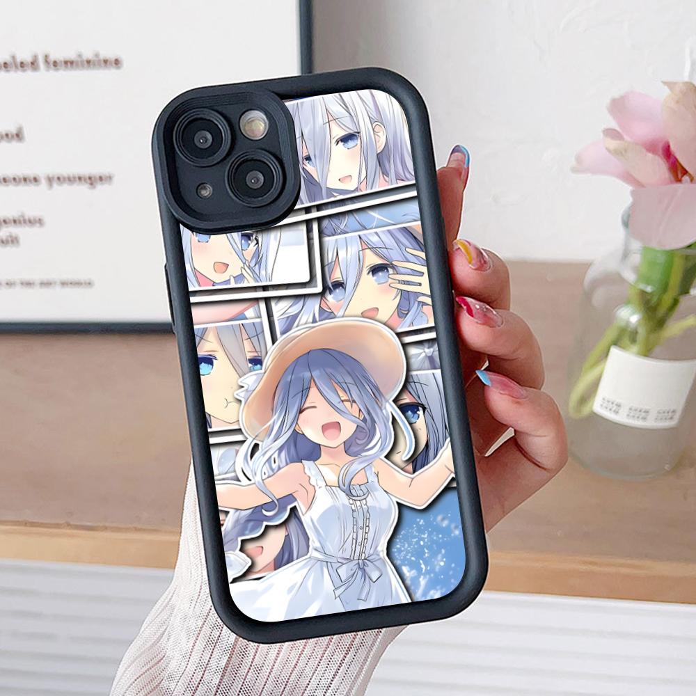 Date a Live Mio Takamiya Thicken TPU Mobile Phone Case for iPhone 17 16 15 14 13 12 11 Air Pro Max Plus Colorful Cover