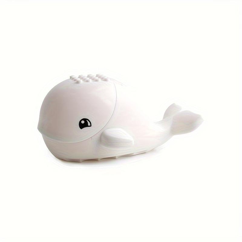 

Сумка для животных, строительный блок, сборка, игрушка, строительный блок, модель орнамента кита белый