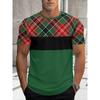 Summer Comfortable Fashionable Loose Plus Creative Printed T-shirt Casual Sports Breathable Soft Men's Short Sleeved T-shirt