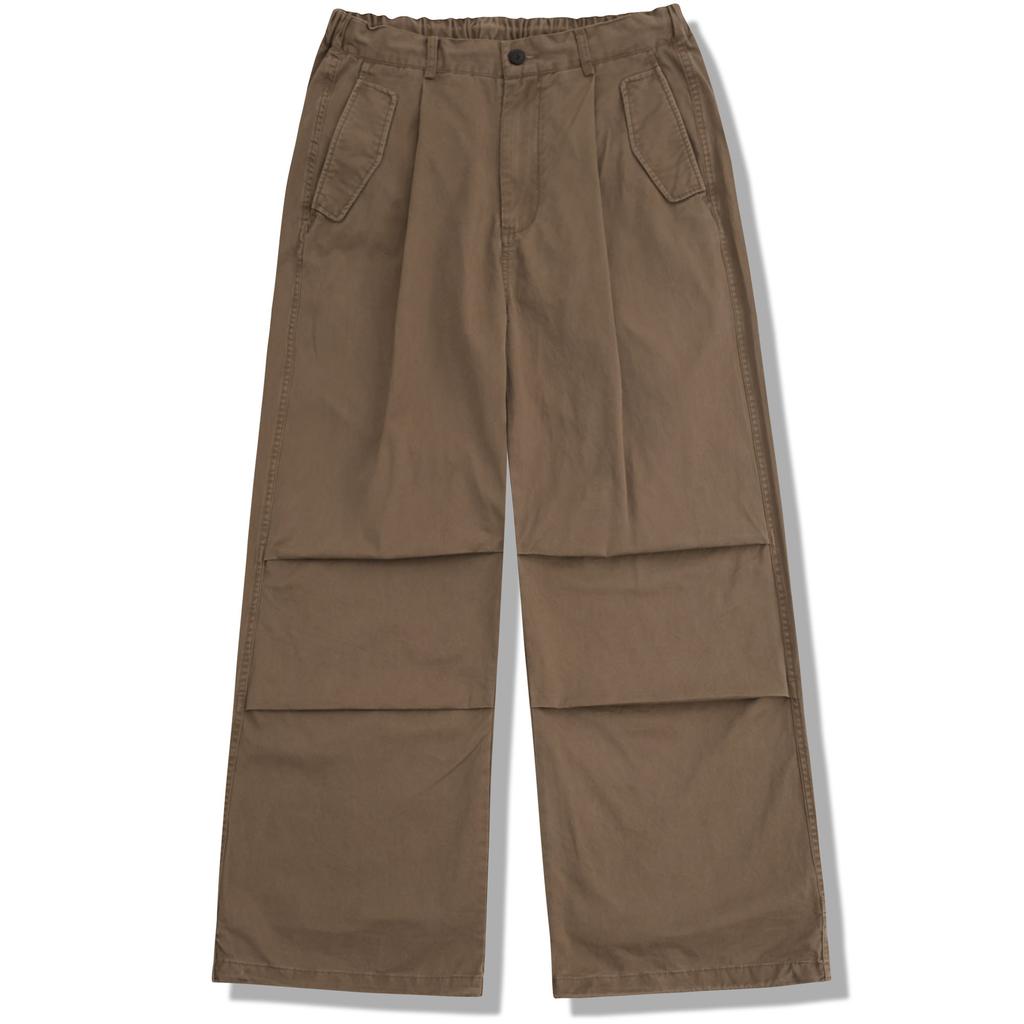GUBIN Cotton Line Parachute Pants
