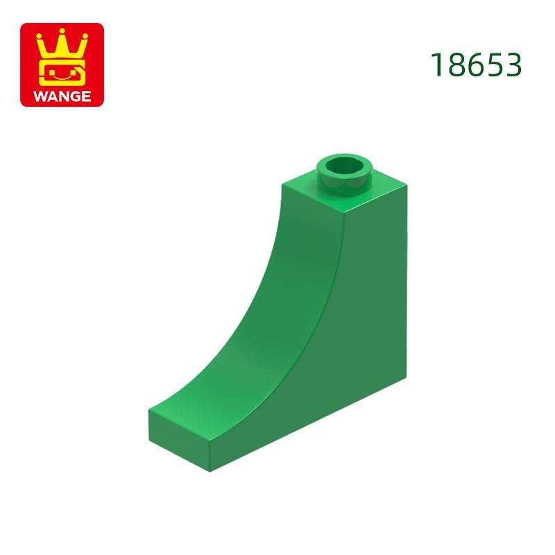 Non-Toxic 82Pcs/Lot 18653 Arch 1X3X2 Inverted Block Moc Color Accessories Compatible With Curved Brick Toys For Kid Educational Toy