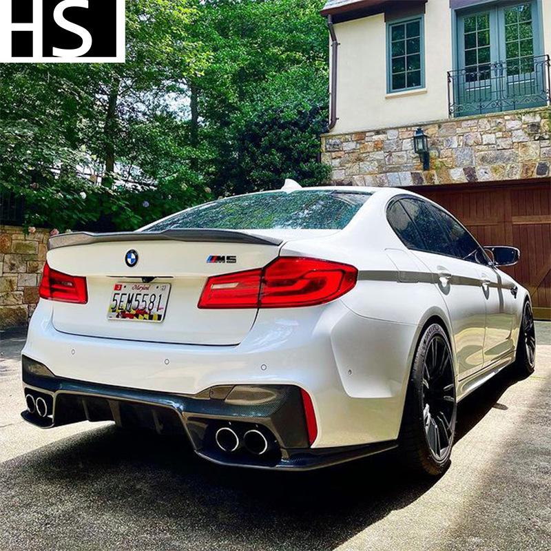 DA PRO Style Carbon Fiber Rear Wing Spoiler for 2010-2016 BMW 5 Series F10 F18