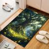 Enchanted Forest with Glowing Tree Print Carpet Rug for Living Room Bedroom Sofa Doormat Home Decor Non-slip Floor Mat