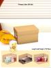 Hand-Painted DIY Cardboard Gift Box - Large Empty Birthday Packaging for Snacks