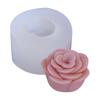 Camellia Flower Candle Mold Non Stick Easy to Demold for DIY Candle Gypsum Ornaments Home Decor Epoxy Resin Casting