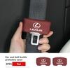 Car Seat Belt Buckle Cover Leather Protector Anti-collision Case For Lexus RX350 IS250 IS200 GS300 LX570 RC350 UX250h ES350