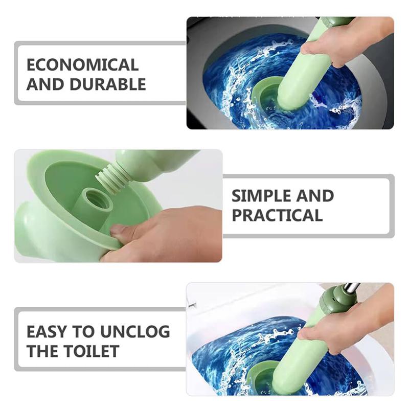 Superior Plunger Tool for Toilets, Clog-Busting Snake Tool for Drains, Air-driven Sink Clog Remover