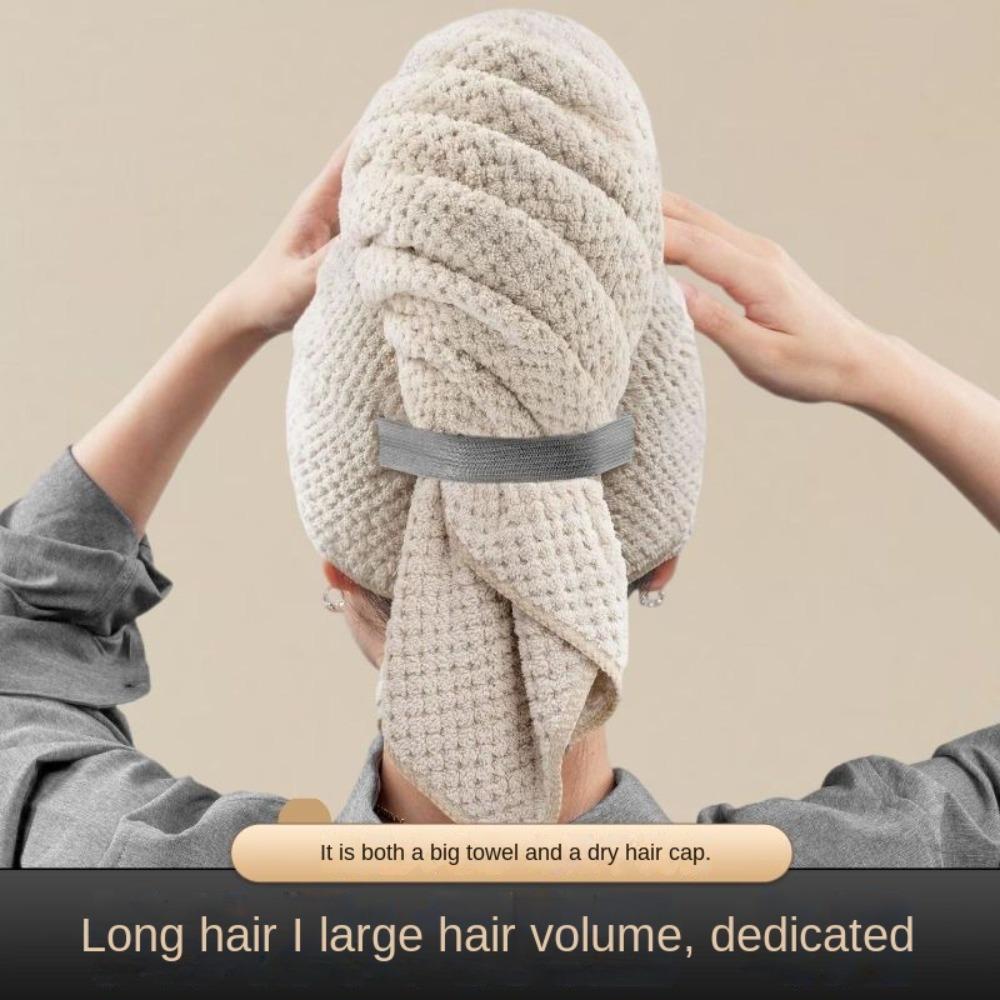 Strong Water Absorbent Drying Hair Towel Quick Hair Drying Dry Hair Cap  Women