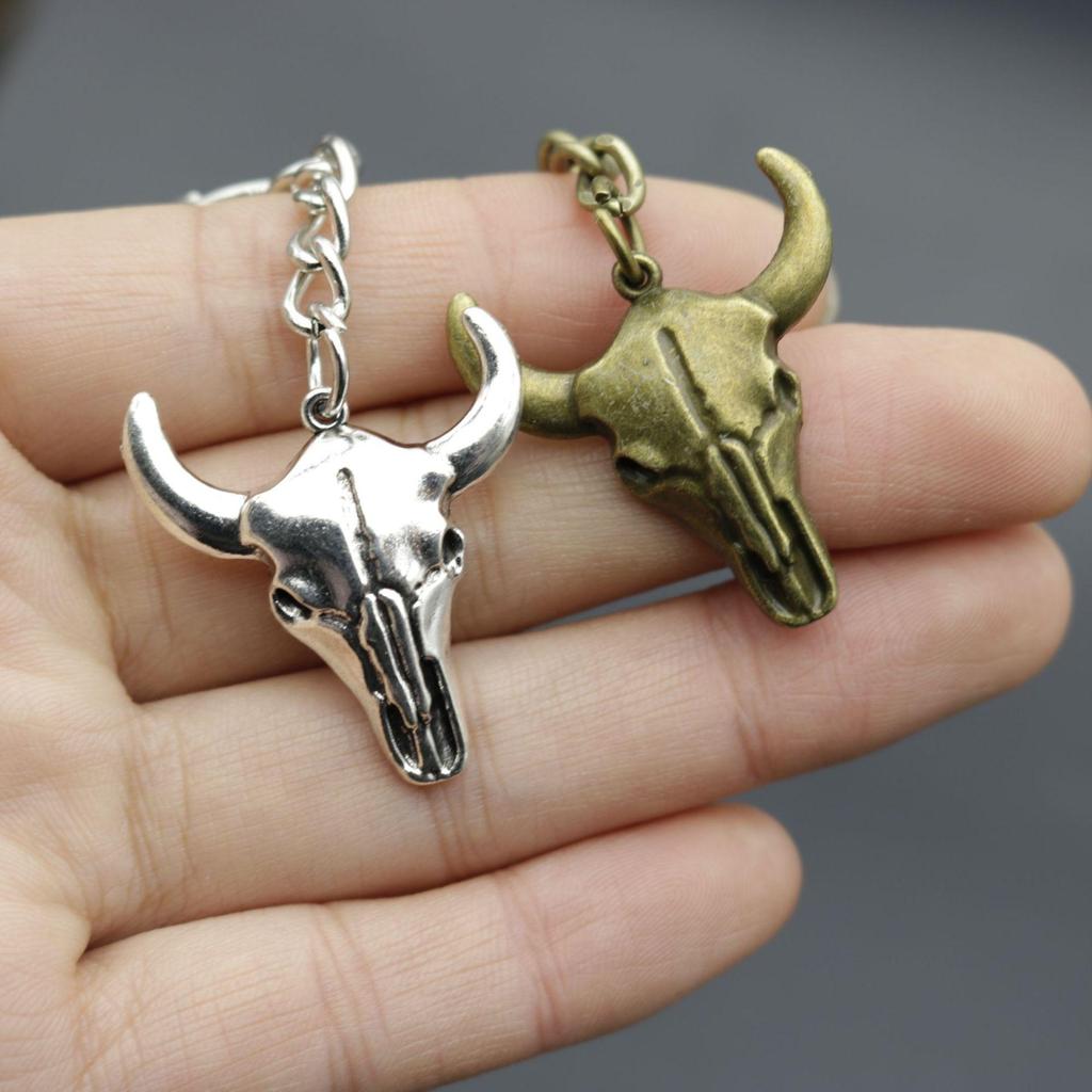 Xiyin Simple Bull Head Keychain Pendant - Hot-Selling Accessories