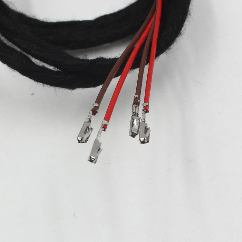 Rockeybright led door warning light wire harness extension cable for vw golf jetta tiguan passat sagitar Skoda Door light cable