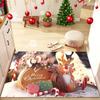 Cross-border Cartoon Christmas Decorative Carpets Christmas Holiday Printed Door Mats Water-absorbing Non-slip Door Mats