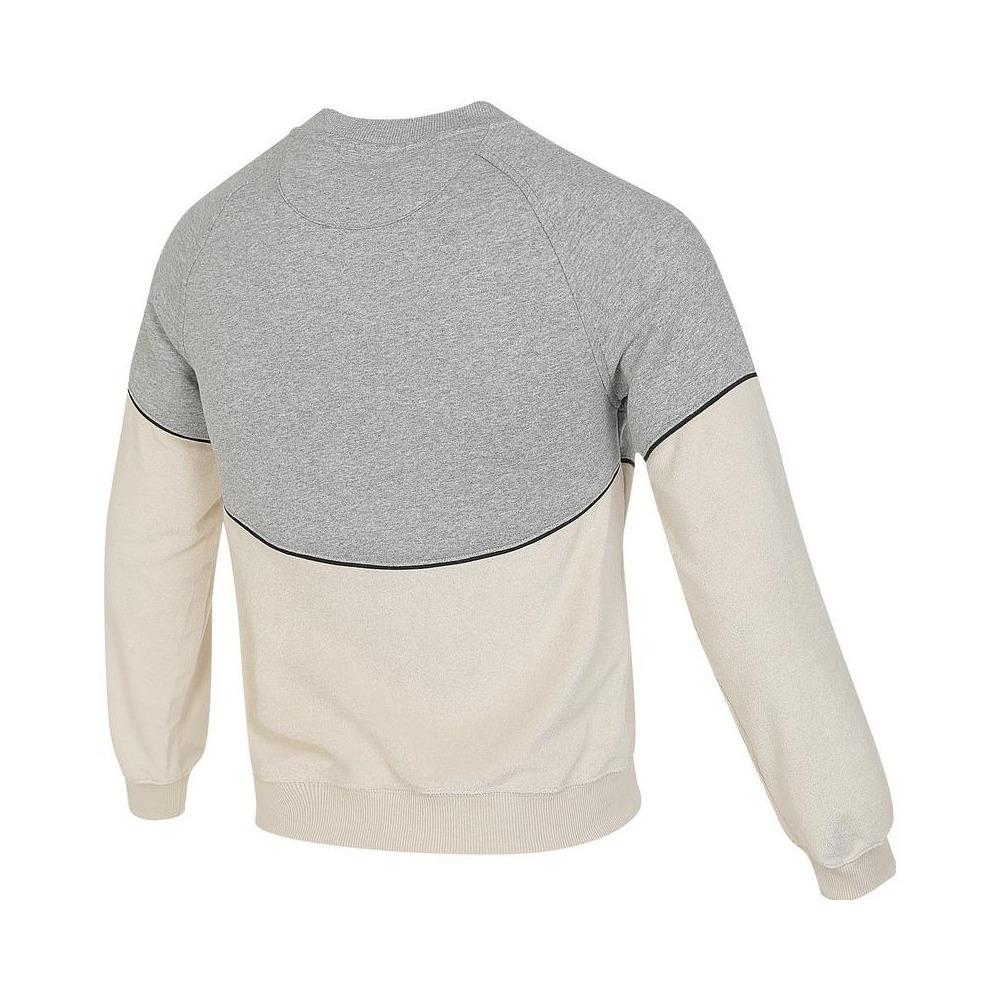 Nike Sweatshirt Letter Print Spliced Round Neck Long Sleeve Kids Tops Khaki FD3161-063