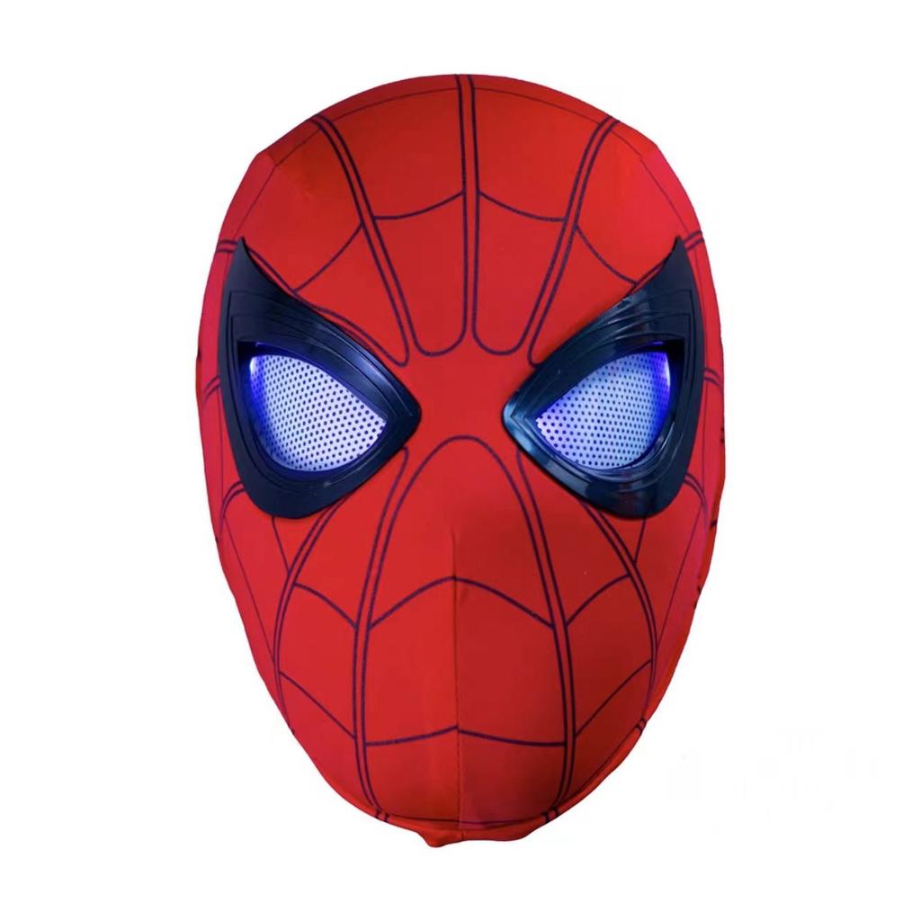 COS Periphere Kopfbedeckung Helm Gesichtsmaske Leuchtende Augen Beweglicher Ring Elektrische Fernbedienung