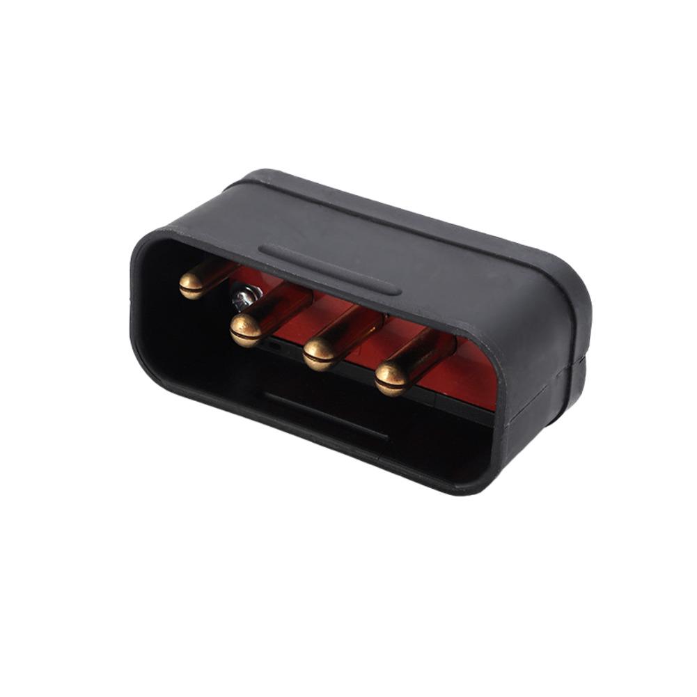 

30A Connector Battery Charger Socket 6-pin IP67 AC250V Socket Male, Female For Nichiyu, For TOYOTA, For TCM, And Forklifts