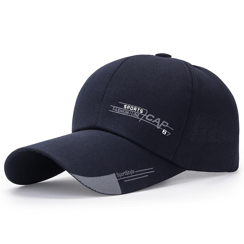 Spring Extended Brim Baseball Cap - Unisex Casual Sun Protection Hat