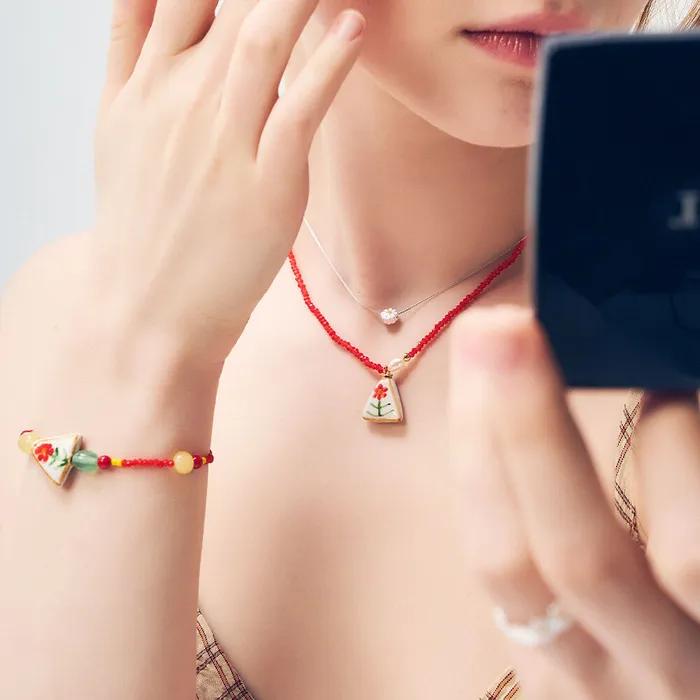 Bloom Garden Glass Bracelet