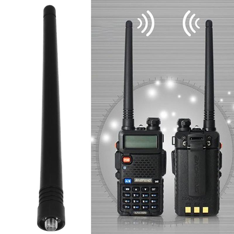 Baofeng Walkie-Talkie Originalantenne Sma-F Amateur Hf Antenne Uhf&Vhf 65-108Mhz Geeignet für Uv-5R/5Ra/5Rc/5Rl Funkzubehör