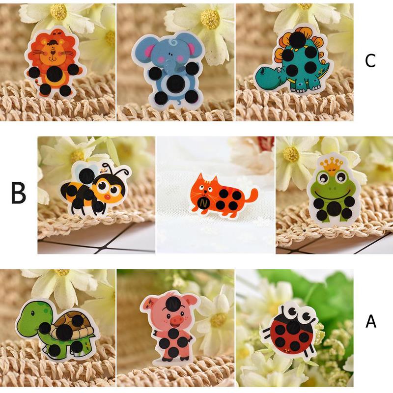 Nové kreativní děti pro domácí děti Domácí zdraví Kreslený teploměr na čelo Nálepka Péče o dítě Roztomilé kreslené dobře vyrobené