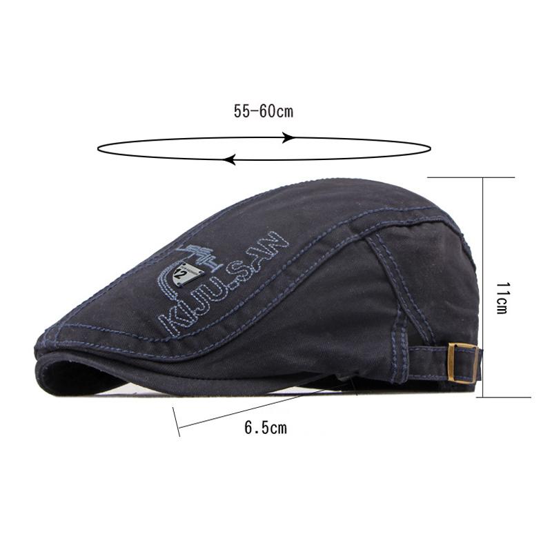 Șepci de știri pentru bărbați Beretă vintage britanică Șapcă din bumbac ocazională Căciulă de pictor Căciulă Gatsby Ivy Seci plate Gorro Hombre Boina