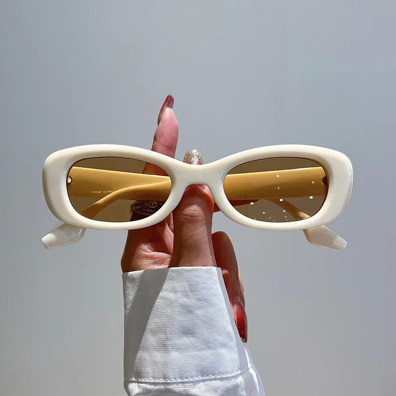 

Stylish Compact Frames Retro Oval Sunglasses Female for Male Luxury Brand Design Punk Sun Eyeglasses Trending Ladies Shades UV400