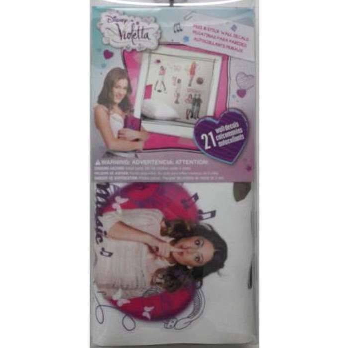 Repositionable Wall Sticker VIOLETTA - THE DECO FACTORY - Pink