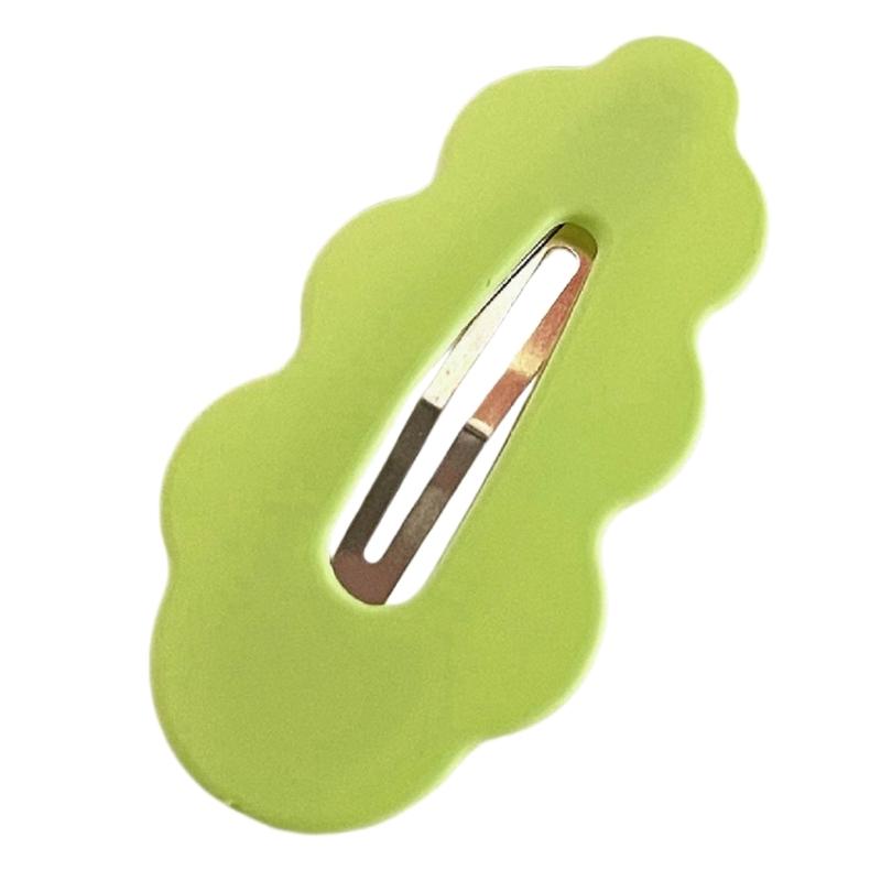 Cute Flat Clip Hairpin Barrettes Casual Cloud Shape Headwear Bunches Clip Simple Hair Clip Photo Props