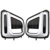 Compatible with 2019-2021 Subaru Forester: Front Fog Light Frame, Bumper Light Trim, and Cover.