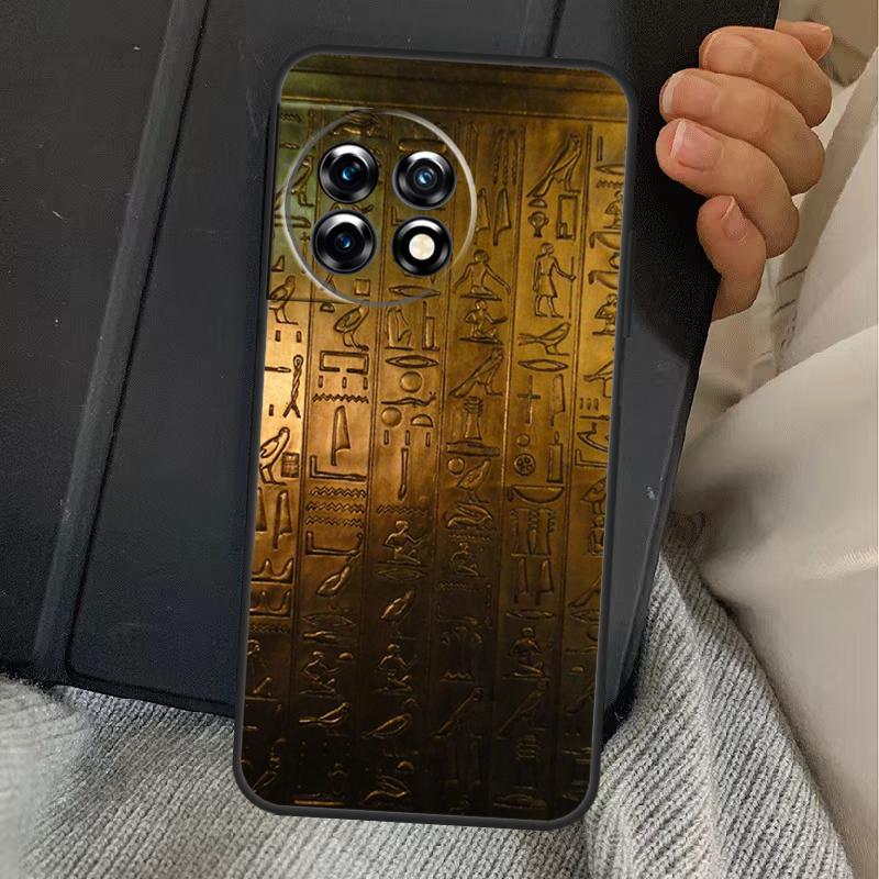 

Egyptian Hieroglyphics Symbols Case For OnePlus 15 13 12 11 13R 13T 10T 10R 12R OnePlus Nord 5 CE 2 3 4 Lite N20 N30 Cover OnePlus Nord 3