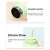 Leak Proof Outdoor Insulated Mug Creative Drinking Straw Cup Cold Beverages Cups  Household