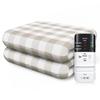 Rainbow Dual Control Flannel Electric Blanket