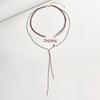 Bohemian Multicolor Drip Oil Five-Petal Flower Necklace - Long & Short Styles Available
