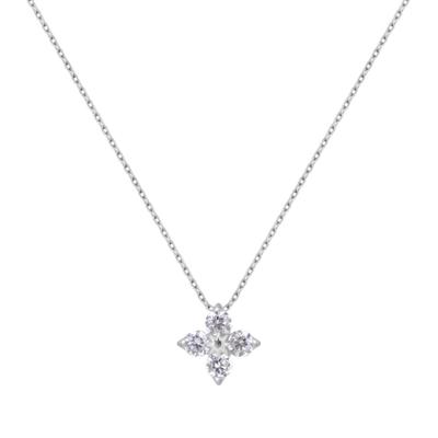 [Handmade/92.5 Silver Necklace] Sweetie Darin 925 Silver Necklace / Flower Necklace+