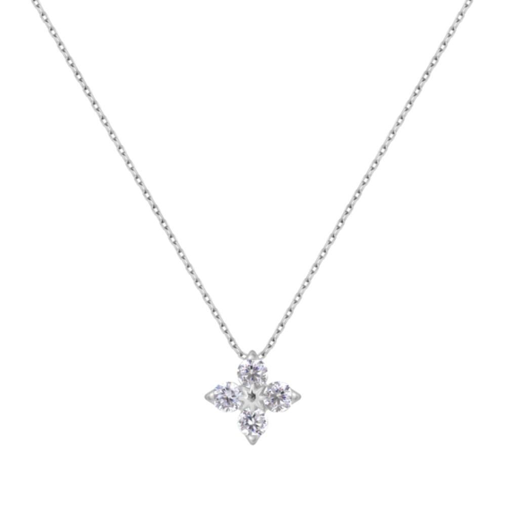 [Handmade/92.5 Silver Necklace] Sweetie Darin 925 Silver Necklace / Flower Necklace+