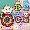 Montessori Dart Board Target Sports Games for Children 3-6 Years Outdoor Educational Toy with Sticky Balls Dart Board Game