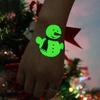 1 Set Luminous Temporary Tattoo Sticker Snow Man Deer Arm Body Art Fluorescent Fake Tattoo Stickers Merry Christmas Decorations