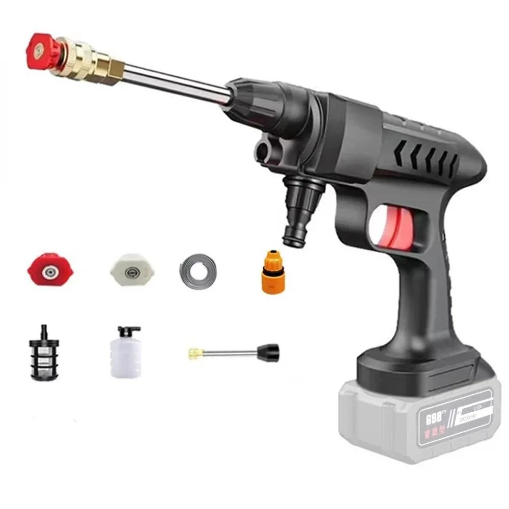 Portable Cordless Pressure Washer 60 Bar Foam Generator Cleaner For 18V Makita Battery Car Wash Garden Watering