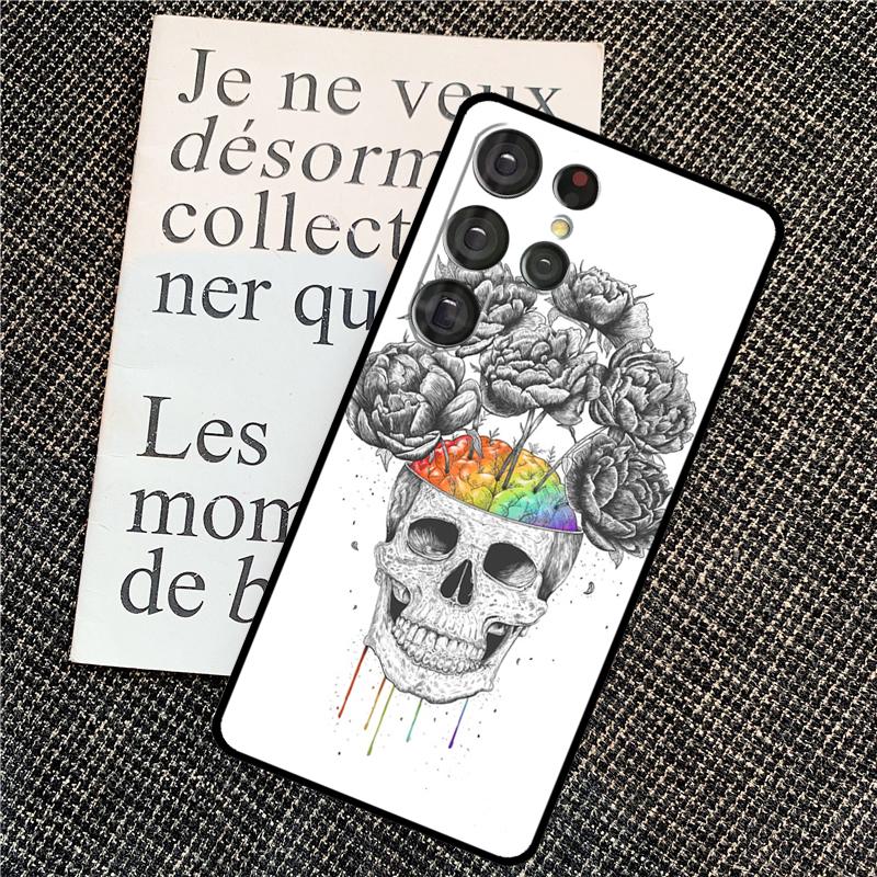 Anatomy Brain Case For Samsung Galaxy S25 Ultra S20 S21 S22 S23 S24 Ultra S9 S10 Plus S24 FE Back Cover