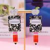 Stylish Acrylic Dangle Earrings - Apple, Book, Pen Design for a Chic European and American Look